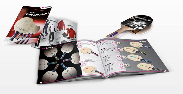 Tamasu Butterfly Katalog, Printmedien